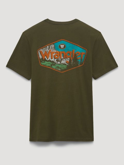 Мужские футболки Wrangler Mountain Vista Back Graphic T-Shirt