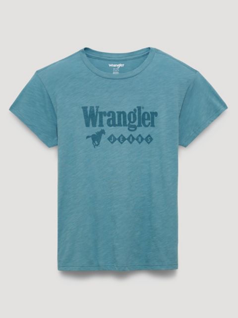 Женские джинсы Wrangler Diamond Jeans Retro Reg Graphic Tee