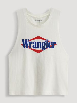 Wrangler Triangle Logo Crop Festival Tank from Wrangler - $24.99