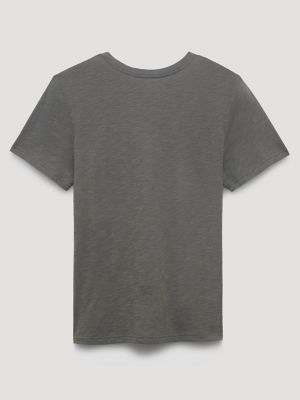 Curly Logo Reg Fit Graphic Tee in Graphite