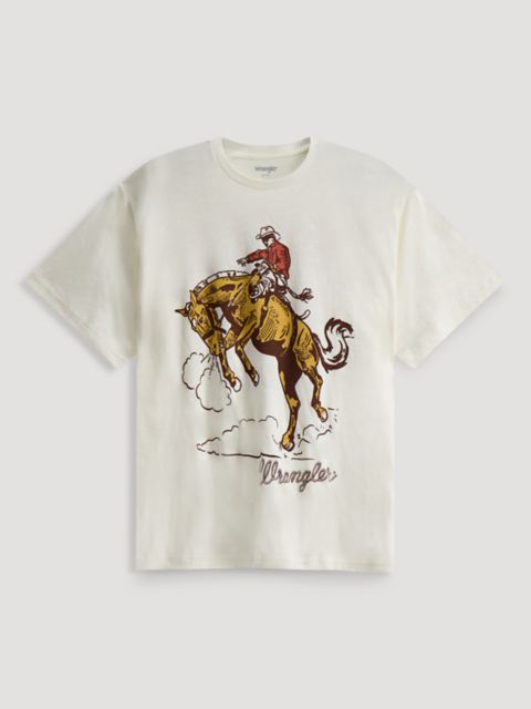 Женские футболки Wrangler Golden Bronc Girlfriend Dual Graphic Tee