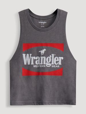 Western Wear Crop Festival Tank from Wrangler - $24.99