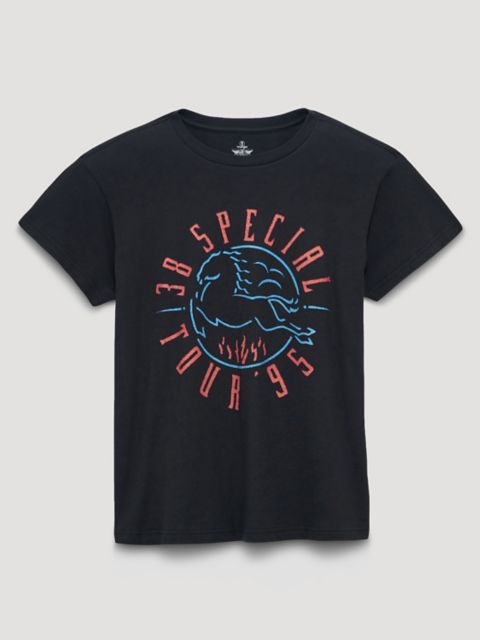 Женские футболки Wrangler 38 Special Tour 95 Retro Reg Graphic Tee