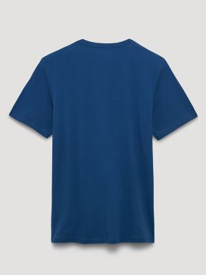 Pixelated Spirit Graphic T-Shirt in Dark Denim alternative view