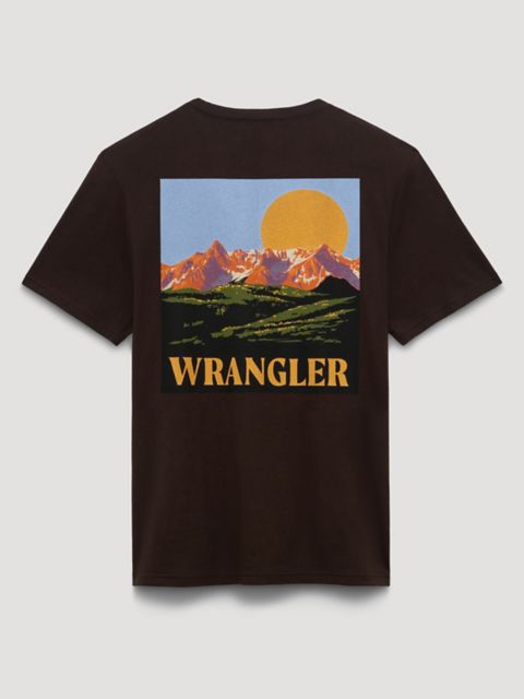 Мужские футболки Wrangler Mountain Range Back Graphic T-Shirt