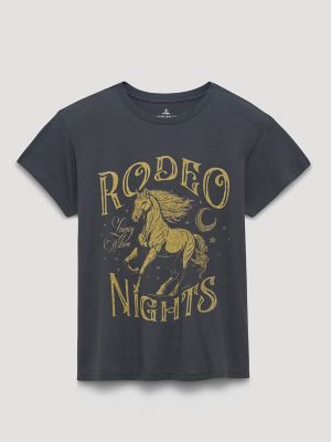 Lainey Wilson Rodeo Nights Retro Reg Graphic Tee from Wrangler - $39.99