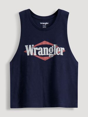 Wrangler Triangle Logo Crop Festival Tank from Wrangler - $24.99