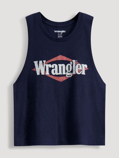Женские футболки Wrangler Triangle Logo Crop Festival Tank