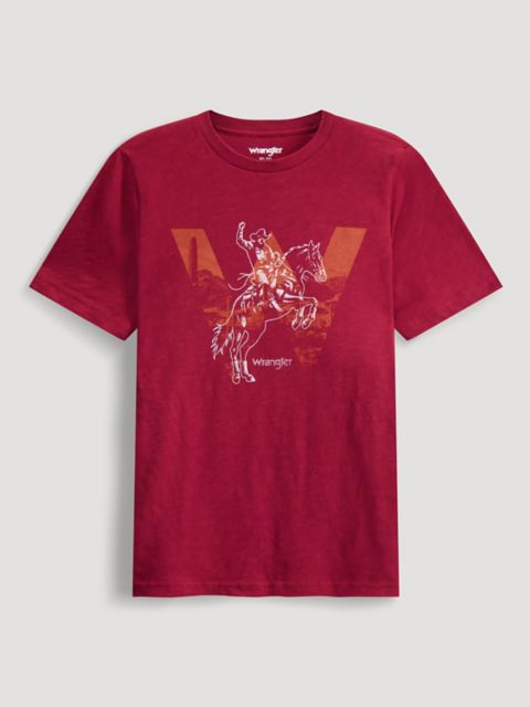 Женские футболки Wrangler W Shadow Rider Reg Fit Graphic Tee