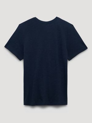 Shadow Stampede Reg Fit Graphic Tee in Dark Sapphire