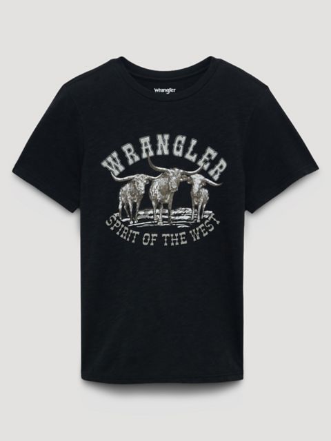 Женские футболки Wrangler Steer Spirit Reg Fit Graphic Tee