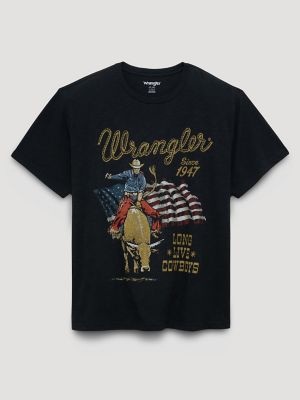 Wrangler Flag Rider Girlfriend Dual Graphic Tee