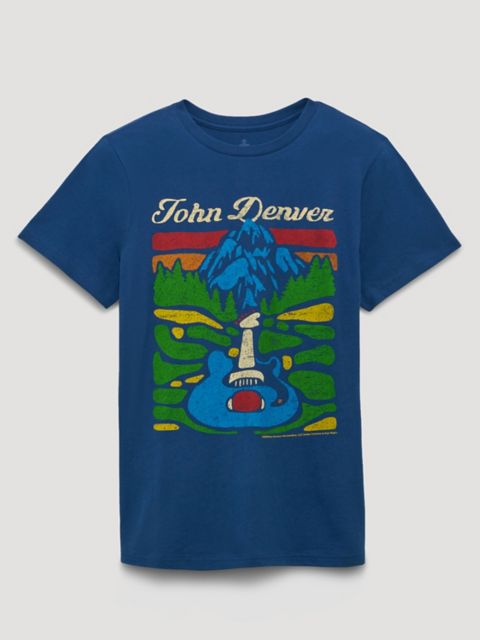 Мужские футболки Wrangler John Denver Trails Reg Fit Graphic Tee