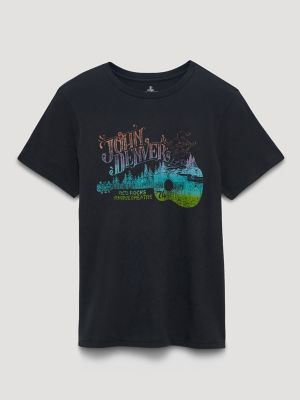 John Denver Red Rocks Reg Fit Graphic Tee from Wrangler - $39.99
