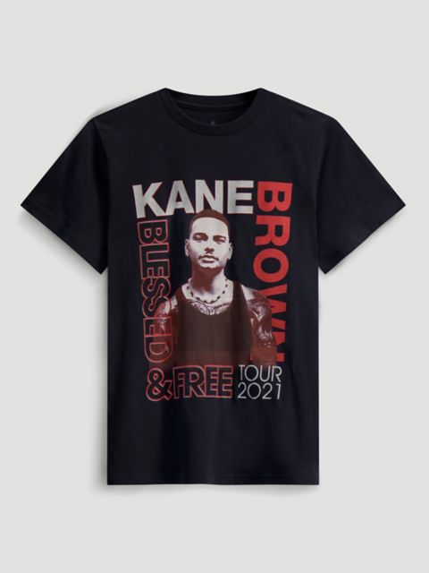 Женские футболки Wrangler Kane Brown Tour 2021 Reg Fit Graphic Tee