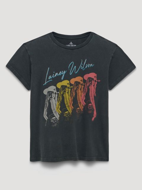 Женские футболки Wrangler Lainey Wilson Repeater Retro Reg Graphic Tee