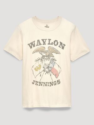 Waylon Jennings Flags Graphic T-Shirt from Wrangler - $39.99