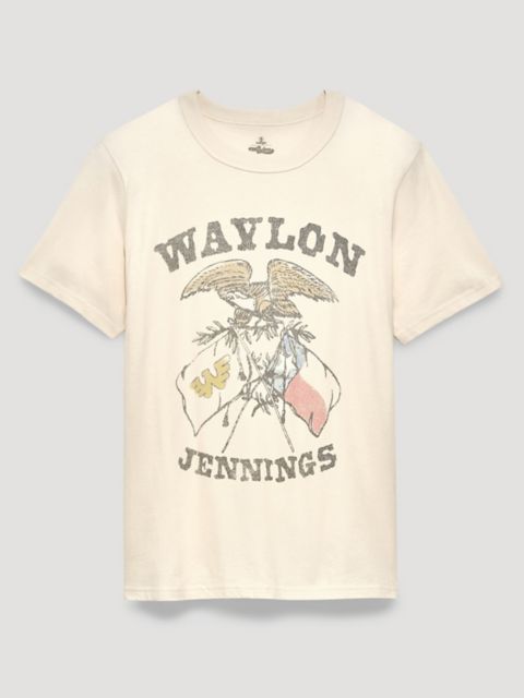 Мужские футболки Wrangler Waylon Jennings Flags Graphic T-Shirt
