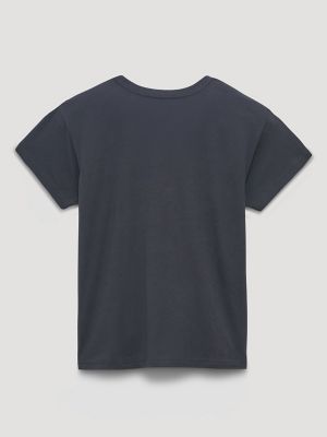 Fender Corona Retro Reg Graphic Tee in Asphalt