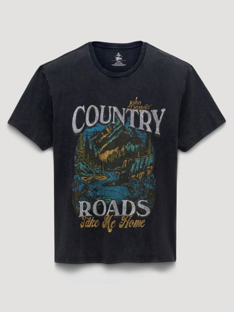 Мужские футболки Wrangler John Denver Country Roads Vintage Fit Graphic T-Shirt