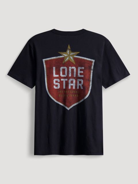 Мужские футболки Wrangler Lone Star Texas Beer Back Graphic T-Shirt