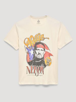 Willie Nelson Tour 85 Vintage Fit Graphic T-Shirt from Wrangler - $39.99