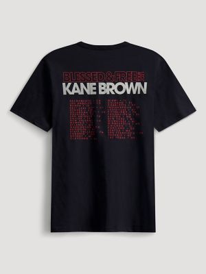 Kane Brown Tour 2021 Graphic T-Shirt in Jet Black