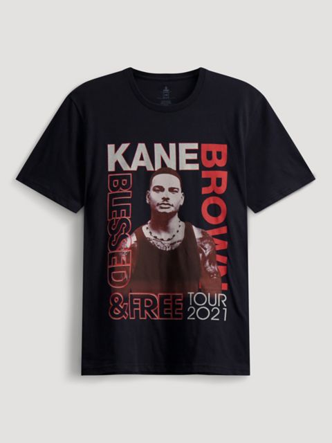 Мужские футболки Wrangler Kane Brown Tour 2021 Graphic T-Shirt