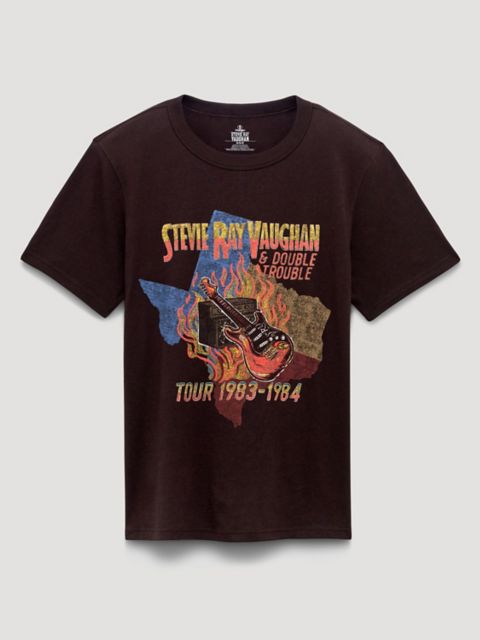 Мужские футболки Wrangler Stevie Ray Vaughan Double Trouble Graphic T-Shirt