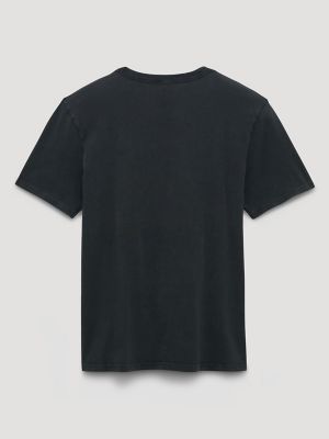 Fender Neon Graphic T-Shirt in Washed Black