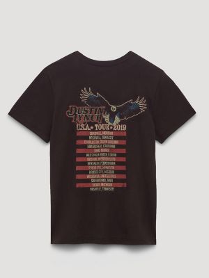Dustin Lynch 2019 Tour Reg Fit Graphic Tee in Ganache alternative view