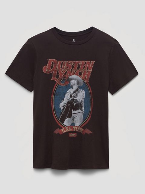 Женские футболки Wrangler Dustin Lynch 2019 Tour Reg Fit Graphic Tee