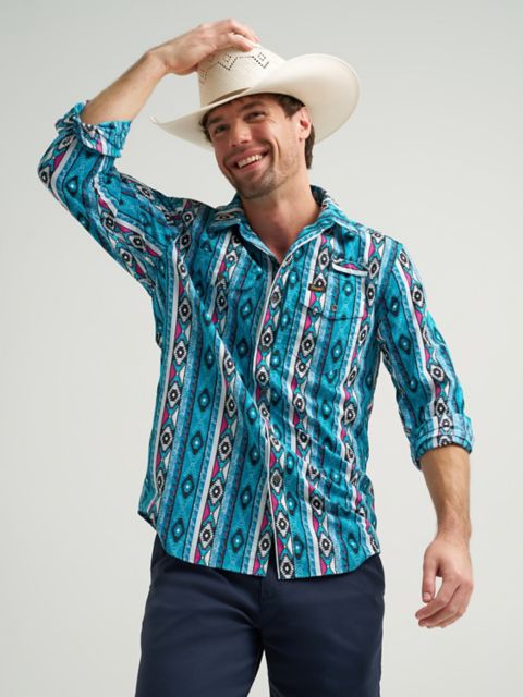 Мужские рубашки Wrangler Chaco x Wrangler Checotah Outdoor Performance Shirt
