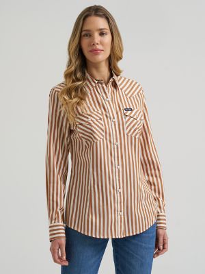 Women's Wrangler Olivia Western Slim Snap Shirt