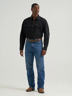 Men's Wrangler Retro&reg; Relaxed Fit Bootcut Jean in Jay