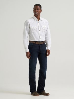 Men's Wrangler Retro&reg; Slim Fit Bootcut Jean in Wiggins