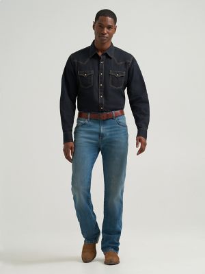 Men's Wrangler Retro&reg; Slim Fit Bootcut Jean in Wes