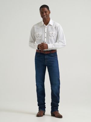 Men's Wrangler Retro&reg; Slim Fit Straight Leg Jean in Ridge