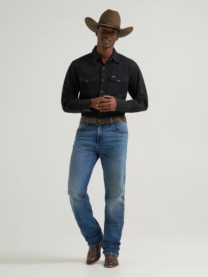 Men's Wrangler Retro&reg; Slim Fit Straight Leg Jean in Miles
