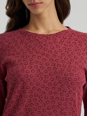 Women's Wrangler Printed Thermal Top