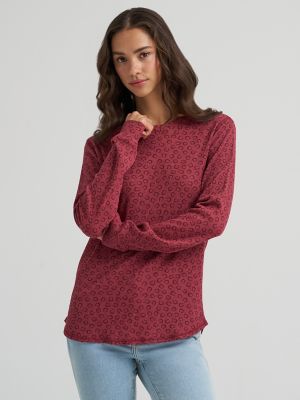 Women's Wrangler Printed Thermal Top