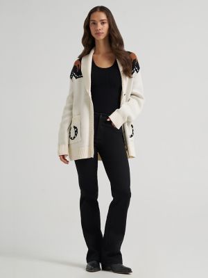 Women's Wrangler Montana Cardigan in Three Horses alternative view