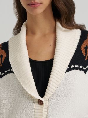 Women's Wrangler Montana Cardigan in Three Horses alternative view 3