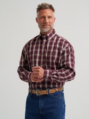Wrangler® George Strait™ Long Sleeve Button Down One Pocket Shirt