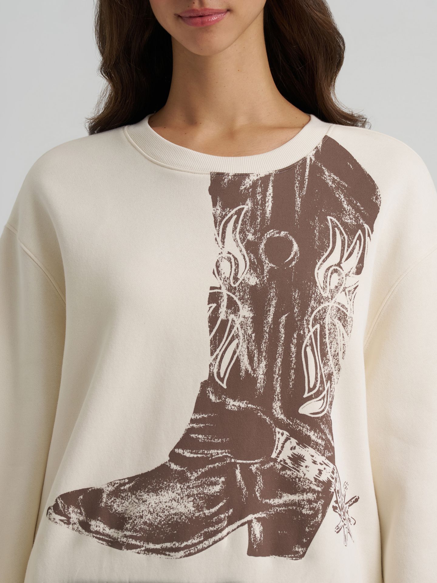 Женские ботинки Wrangler Boot Graphic Pullover, цвет: Кремовый — фото 4