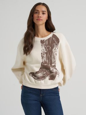 Women's Wrangler Boot Graphic Pullover