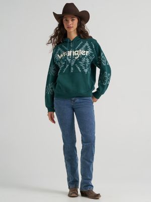 Women's Wrangler Painted Geo Graphic Hoodie