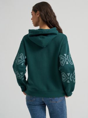 Women's Wrangler Painted Geo Graphic Hoodie