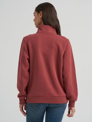 Women's Wrangler Wild West Pullover in Rose alternative view 2