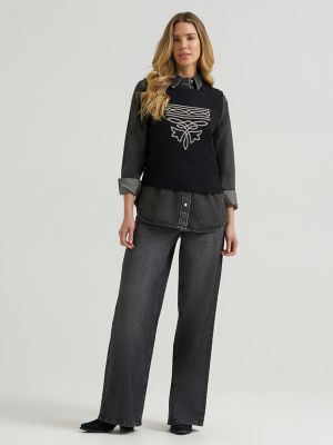 Women&rsquo;s Wrangler Western Stitch Sweater Vest